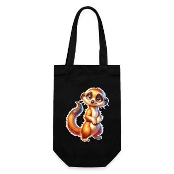 Suricate - Sac à bouteille - noir - Devant