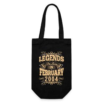 Légende de l’anniversaire de février 2004 - Sac à bouteille - noir - Devant