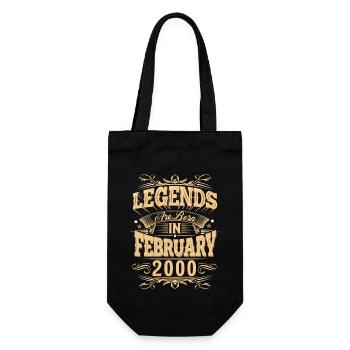 Légende de l’anniversaire de février 2000 - Sac à bouteille - noir - Devant