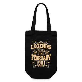 Légende de l’anniversaire de février 1991 - Sac à bouteille - noir - Devant