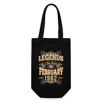 Légende de l’anniversaire de février 1982 - Sac à bouteille - noir - Devant