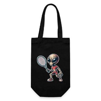 Tennis extraterrestre - Sac à bouteille - noir - Devant