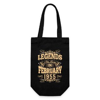 Légende de l’anniversaire de février 1955 - Sac à bouteille - noir - Devant