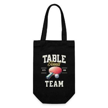 Table tennis - Gift Bag for Bottles - black - Front