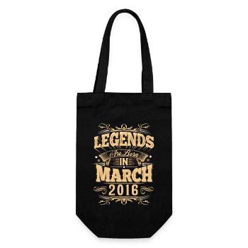 Mars 2016 Anniversaire Légende - Sac à bouteille - noir - Devant