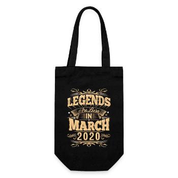 Légende de l’anniversaire de mars 2020 - Sac à bouteille - noir - Devant