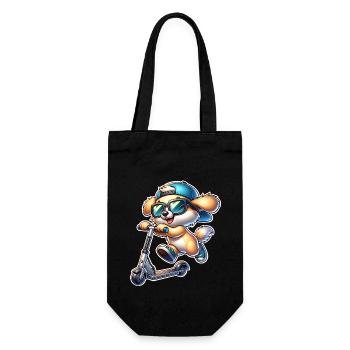 E-Scooter E-Scooter Dog Scooter - Gift Bag for Bottles - black - Front