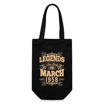 Légende de l’anniversaire de mars 1958 - Sac à bouteille - noir - Devant