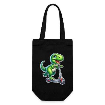 E-Scooter E-Roller T Rex Dino Scooter - Gift Bag for Bottles - black - Front