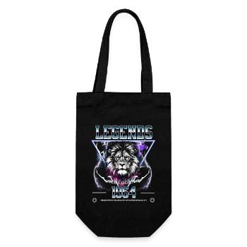 1964 Birthday Legend Leo - Gift Bag for Bottles - black - Front