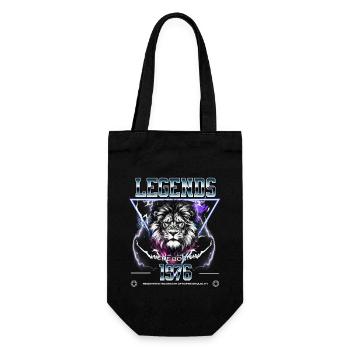 1976 Birthday Legend Lion - Gift Bag for Bottles - black - Front