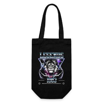 1993 Birthday Legend Leo - Gift Bag for Bottles - black - Front