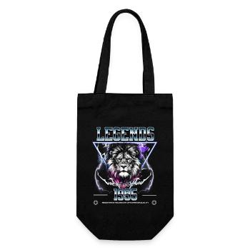 1995 Birthday Legend Leo - Gift Bag for Bottles - black - Front