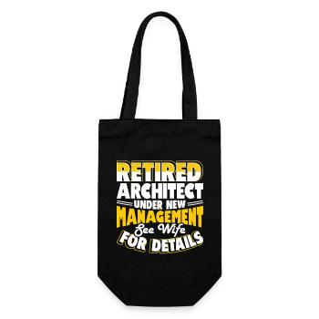 architecte - Sac à bouteille - noir - Devant