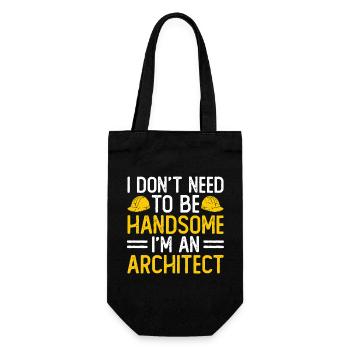 Architecte - Sac à bouteille - noir - Devant