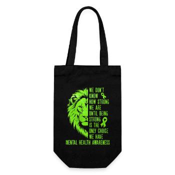 Mental Health - Gift Bag for Bottles - black - Front