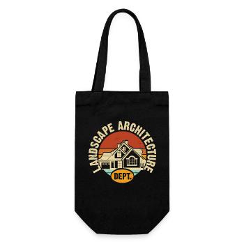 Architekt - Geschenkbeutel für Flaschen - Schwarz - Vorne