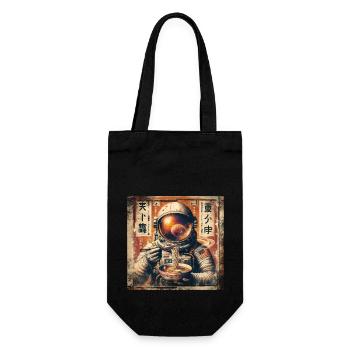 Astronaut Ramen - Gift Bag for Bottles - black - Front