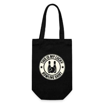Bowling - Gift Bag for Bottles - black - Front
