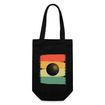 Golf - Geschenkbeutel für Flaschen - Schwarz - Vorne