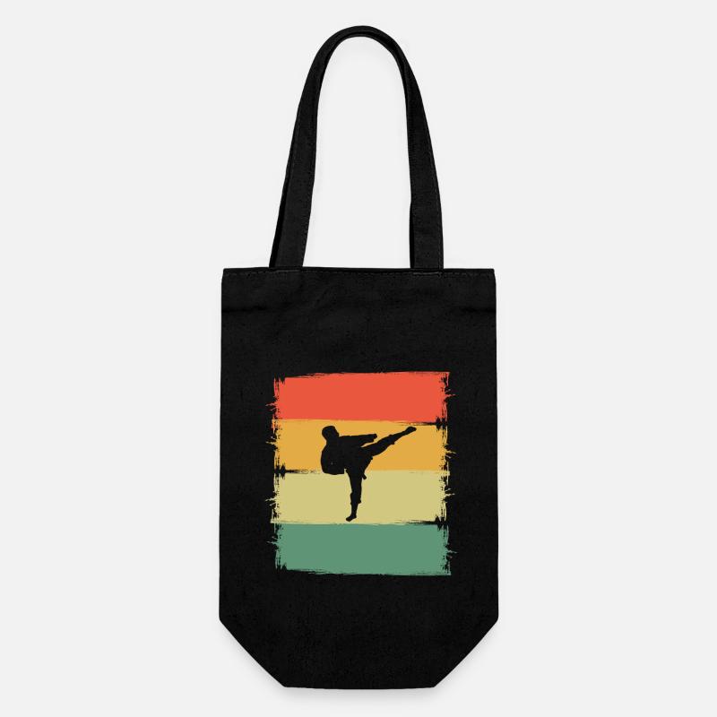 Karate - Geschenkbeutel für Flaschen - Schwarz