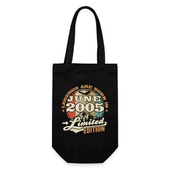 Né en juin 2005 - 18 ans - Sac à bouteille - noir - Devant
