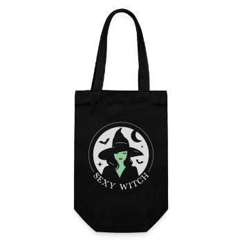 Sorcière sexy - Sac à bouteille - noir - Devant