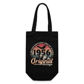 Original 1956 Vintage Rétro Cadeau d’anniversaire - Sac à bouteille - noir - Devant