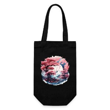 Festival des cerisiers en fleurs - Sac à bouteille - noir - Devant