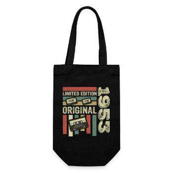Vintage 1953 - Retro Birthday Quote 1953 - Gift Bag for Bottles - black - Front
