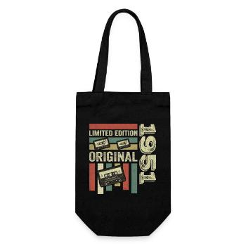 Vintage 1951 - rétro anniversaire disant 1951 - Sac à bouteille - noir - Devant