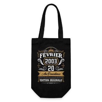 Février 2003 20 ans d'excellence édition originale - Sac à bouteille - noir - Devant