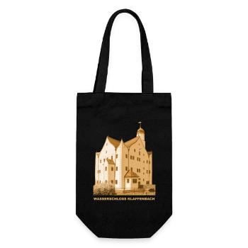 Klaffenbach Chemnitz Wasserschloss Sachsen - Gift Bag for Bottles - black - Front