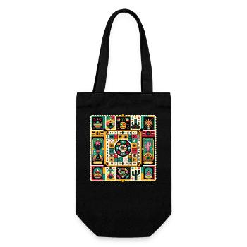 Loteria: Mexico's Bingo Fiesta - Gift Bag for Bottles - black - Front