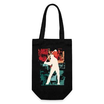 Golf Golfing Golfers Sports Hobby Club Vintage - Gift Bag for Bottles - black - Front