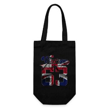 63RD BIRTHDAY UK VINTAGE 1963 - Gift Bag for Bottles - black - Front