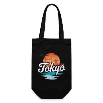 Tokyo - Gift Bag for Bottles - black - Front
