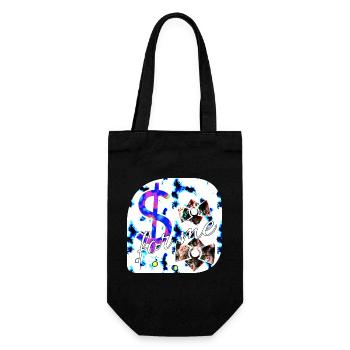 For me $ - Club WoW - Gift Bag for Bottles - black - Front