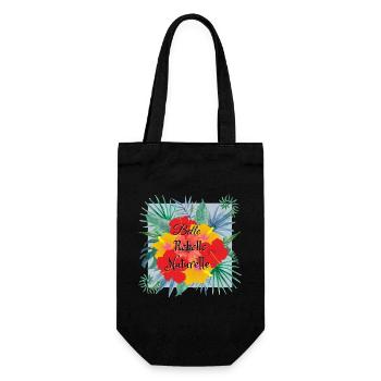 Belle rebelle naturelle - Sac à bouteille - noir - Devant