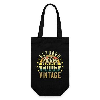 The legends were born in October 2009 - 2009 - Gift Bag for Bottles - black - Front