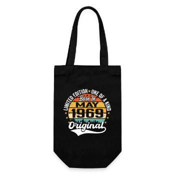 Cadeau d’anniversaire mai 1969 né en mai 1969 - Sac à bouteille - noir - Devant