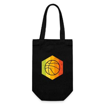Basketball Retro - Gift Bag for Bottles - black - Front