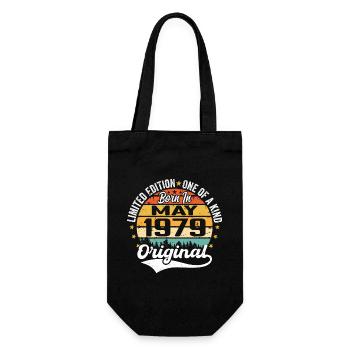 Cadeau d’anniversaire mai 1979 né en mai 1979 - Sac à bouteille - noir - Devant