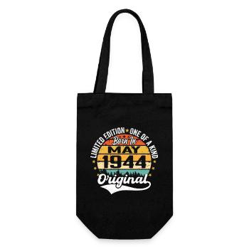 Cadeau d’anniversaire mai 1944 né en mai 1944 - Sac à bouteille - noir - Devant