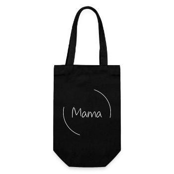Mama - Geschenkbeutel für Flaschen - Schwarz - Vorne