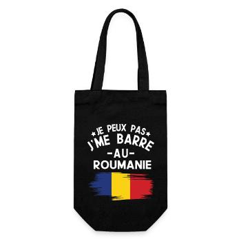 Je Peux Pas J'me Barre Au Roumanie Vacances - Sac à bouteille - noir - Devant