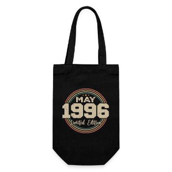 Mai 1996 Vintage Nées En Mai 1996 Anniversaire - Sac à bouteille - noir - Devant