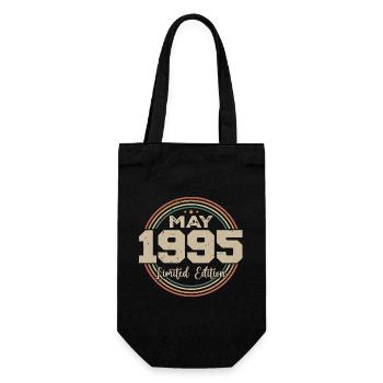 Mai 1995 Vintage Nées En Mai 1995 Anniversaire - Sac à bouteille - noir - Devant