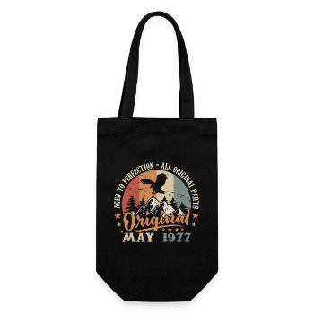 Cadeau d’anniversaire mai 1977 mai - mai 1977 - Sac à bouteille - noir - Devant