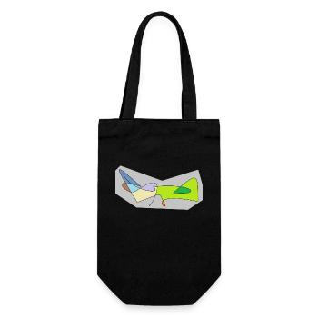 You've been tagged, lol - Gift Bag for Bottles - black - Front